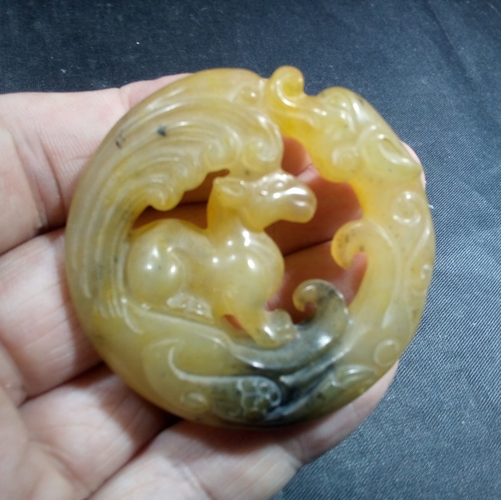 Stone jewelry Chinese Japanese pendant